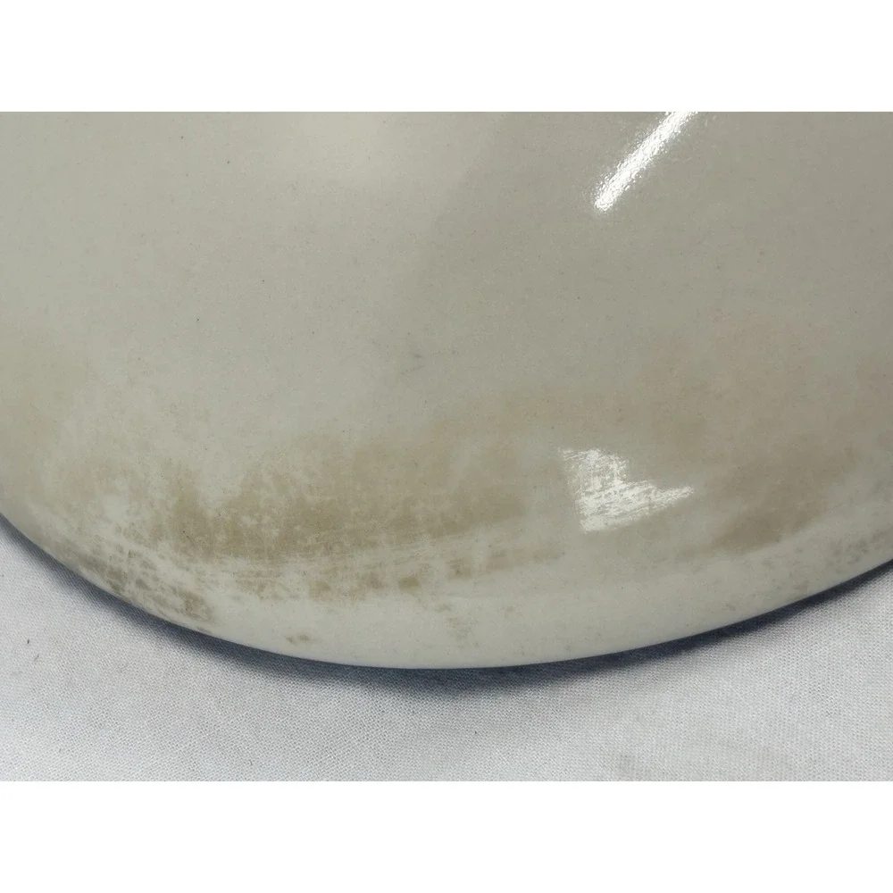 Vtg Sur La Table Flour De Lis Spoon Rest Blue White Large Sainte Germaine